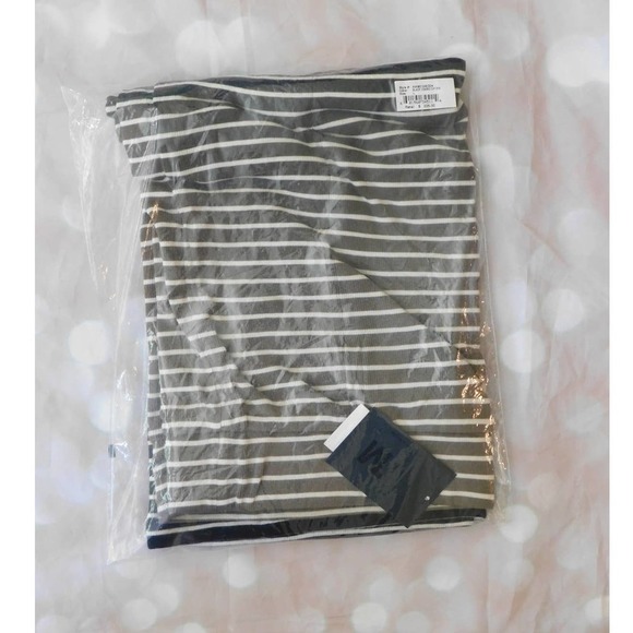 ATM Anthony Thomas Melillo NEW Women's Size L Striped Skirt Pull On Slit Skirt - Picture 8 of 8